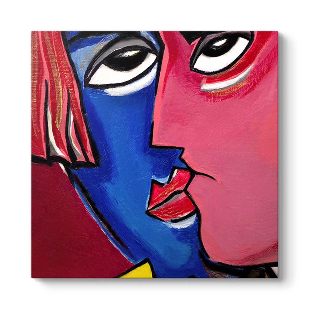 Colored Faces Tablosu - Model 3